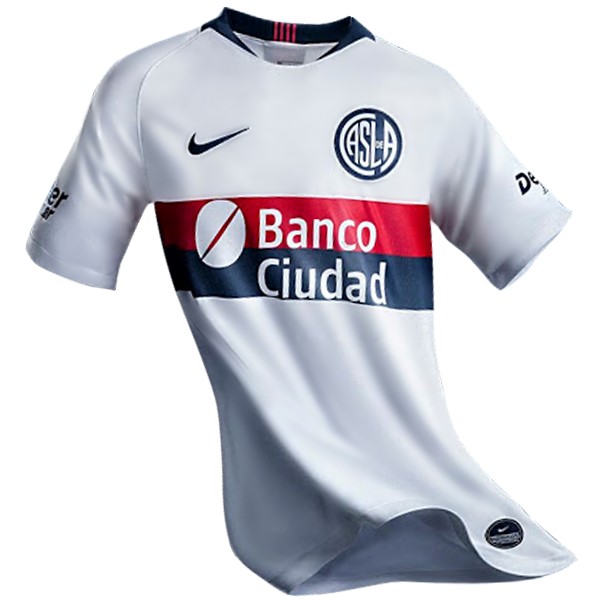 Camiseta San Lorenzo de Almagro Replica Segunda Ropa 2019/20 Blanco